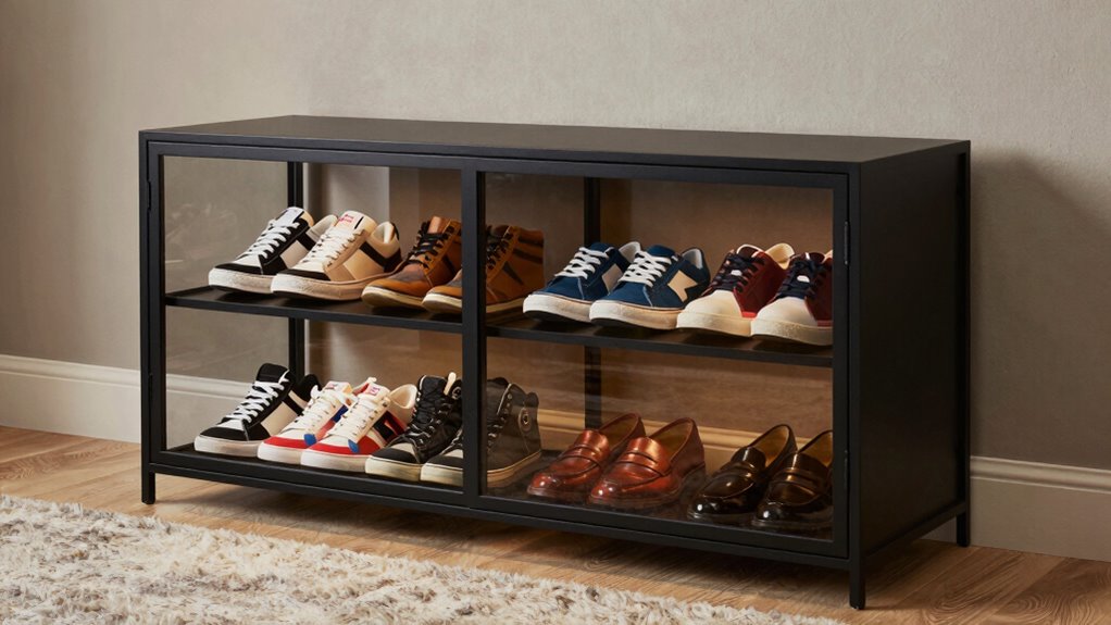 stylish and functional footwear organization
