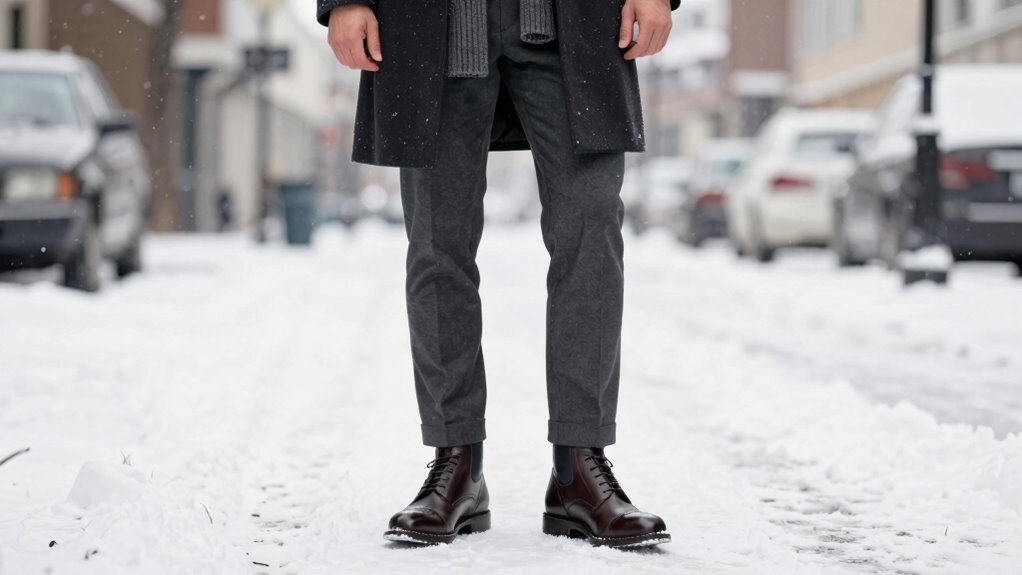 stylish cold weather footwear