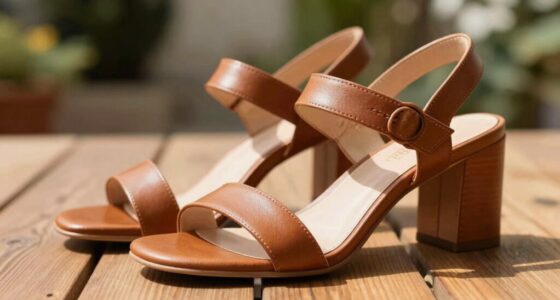 stylish comfortable heel sandals