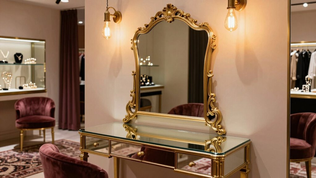 stylish functional vanity mirrors
