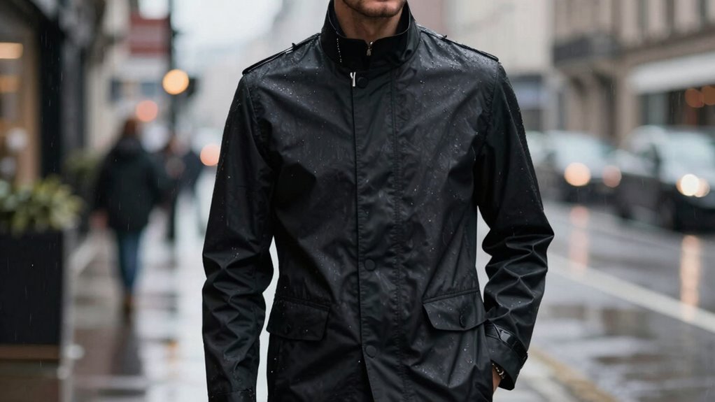 stylish rain jacket tips