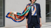 stylish silk scarf styles