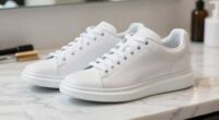 white footwear maintenance tips