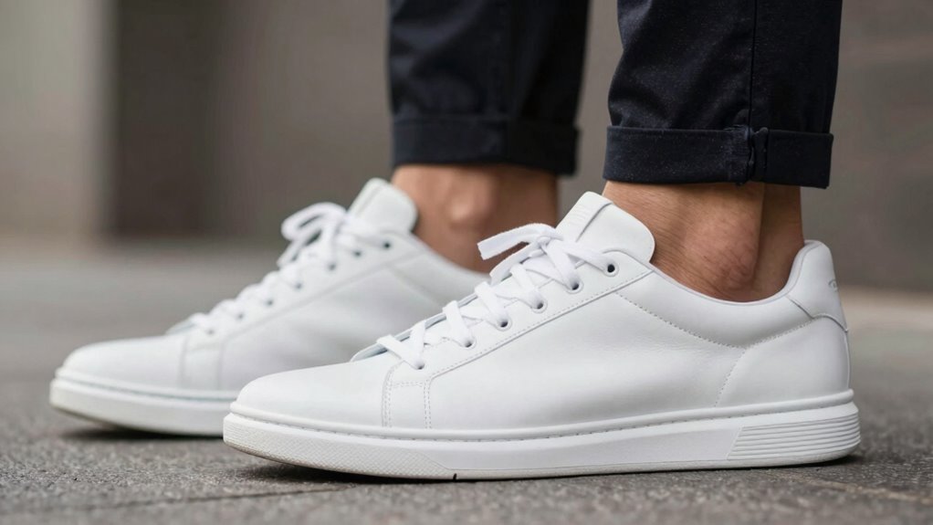 white sneakers elevate casual style