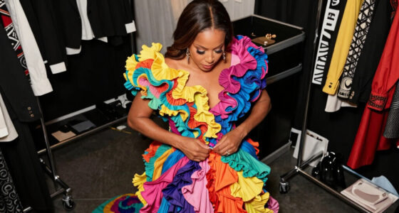 Queen Latifah’s Kilian Kerner Look Brings Textural Volume to the BET Awards 2026 Red Carpet