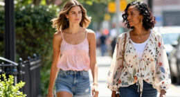 Sasha and Malia Obama Prove the Tank Top and Babydoll Blouse Are Summer Staples