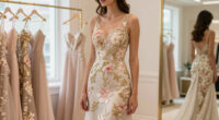 12 Best Floral Brocade Wedding Guest Dresses in 2026