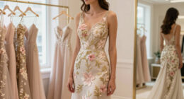 12 Best Floral Brocade Wedding Guest Dresses in 2026