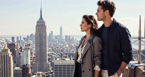 Couple On Empire State Building