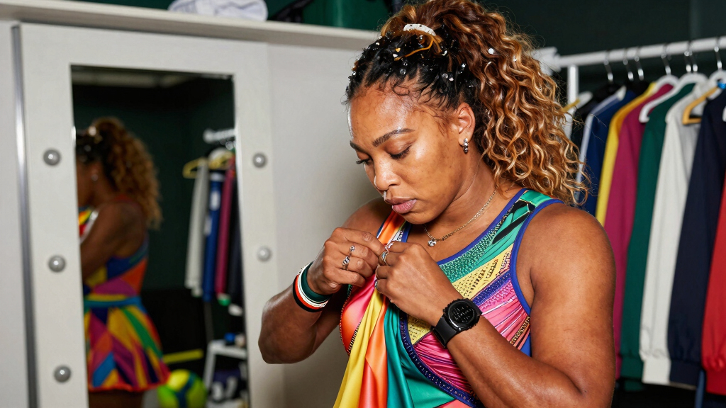 Naomi Osaka continues fashion show with latest eye-catching outfit at Wimbledon