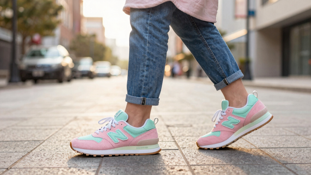This Candy-Colored New Balance Dad Sneaker Is A Rosey Dream