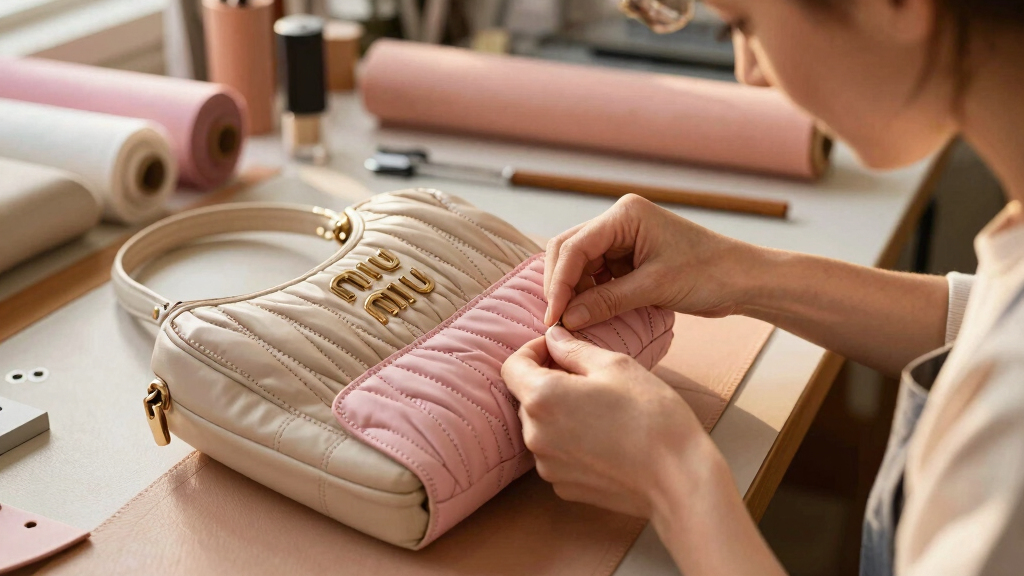 We Went Behind The Quilting To See How Miu Miu's Matelassé Bags Are Made