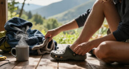 This Vibram Crocs Sneaker Secretly Flexes Patagonia-Level Fleece