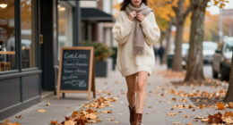 52 Women's Autumn Wardrobe Updates: Chunky Knits, Boots & Free Ideas