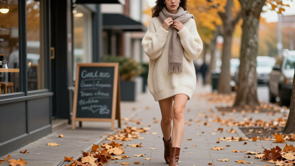 52 Women's Autumn Wardrobe Updates: Chunky Knits, Boots & Free Ideas