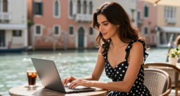 Amal Clooney Captures Venetian Summer Elegance In A Slouchy Polka-Dot Dress