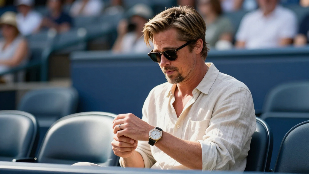 Brad Pitt Just Wore One Of Patek Philippe’s Most Important Vintage Watches At The US Open