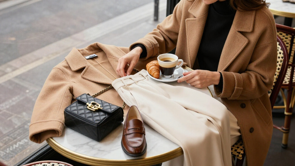 How To Spot An Elegant It Girl In Paris: This Color Combo, This Pant Trend, And These Classic Shoes