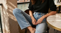 Off-Duty Celebrities In Venice Are Wearing This Specific New-Season Jeans Trend