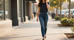 Slim Bootcut Jeans Are So Back—This Is The Flat-Shoe Trend They Look Best With