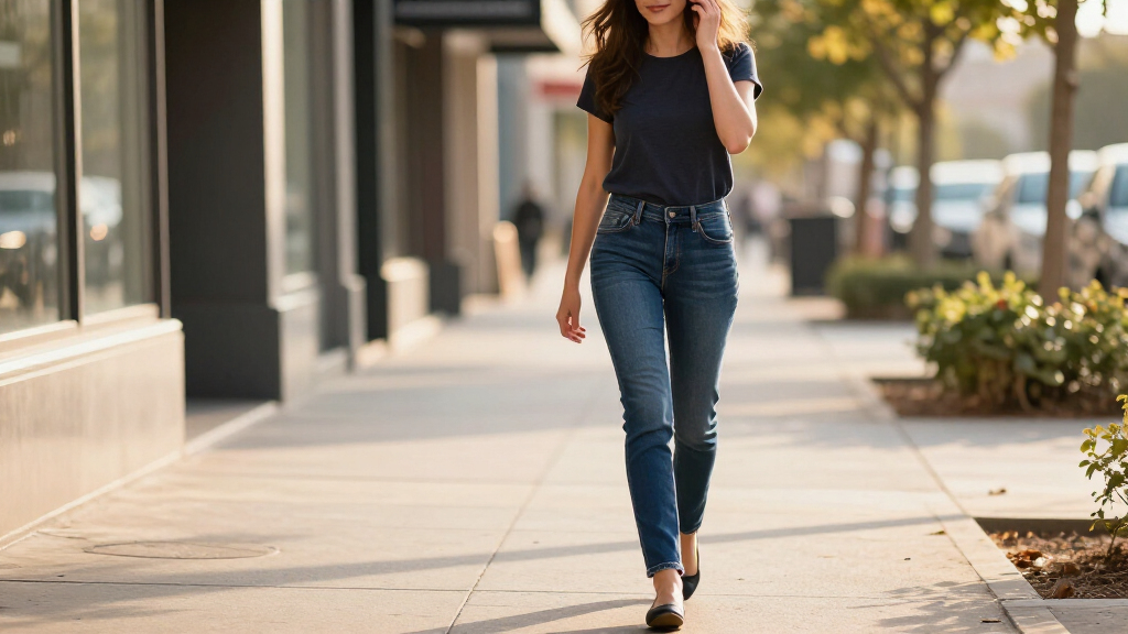 Slim Bootcut Jeans Are So Back—This Is The Flat-Shoe Trend They Look Best With