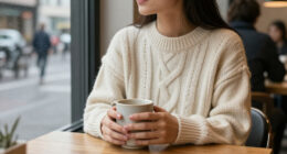 Free Assembly Women's & Women's+ Cotton Cable Knit Sweater From $11.10