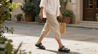 How To Style Birkenstock Papillio Women's Arizona Platform Sandals In Blue For $45.85