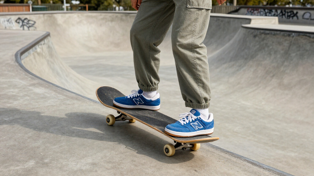 New Balance’s Blue Signature Skate Shoe Looks Incredible