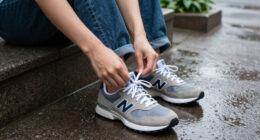 New Balance's Quietly Cool Sneaker Is A Rain Boot In Dad Shoe Form