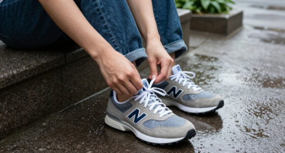 New Balance's Quietly Cool Sneaker Is A Rain Boot In Dad Shoe Form