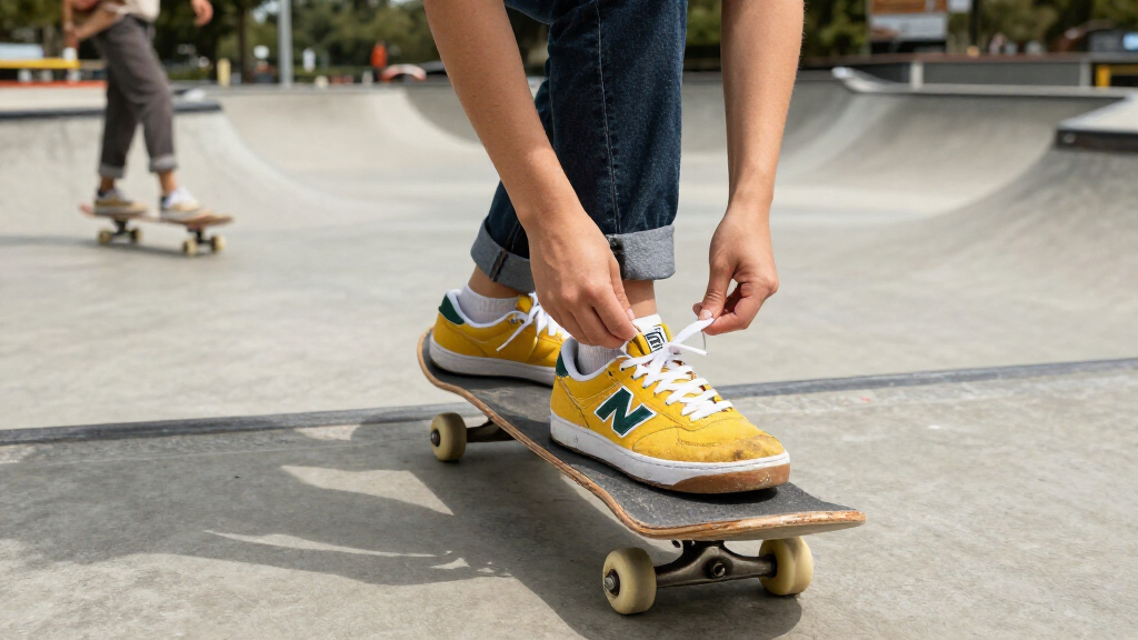 New Balance’s Skate Shoe Is Seeing Yellow And Looking Good Doing It